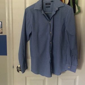 Chaps stretch long sleeve button down shirt